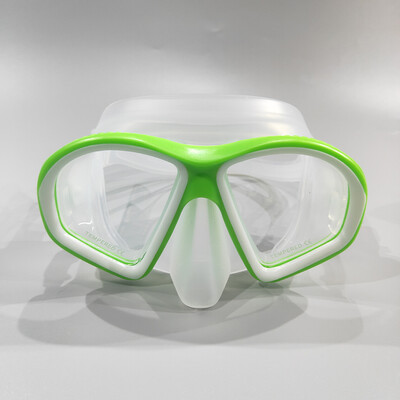 Snorkelēšanas maska Peldēšanas apmācība Videi draudzīga silikagela ventilācijas caurule Niršanas masku komplekts