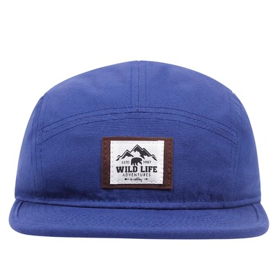 WILD LIFE Cotton 5 paneļu beisbola cepures Snapback cepures Bone Gorras Hombre Originales hiphopa cepures vīriešiem sievietēm regulējamas