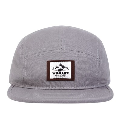 WILD LIFE Cotton 5 paneļu beisbola cepures Snapback cepures Bone Gorras Hombre Originales hiphopa cepures vīriešiem sievietēm regulējamas