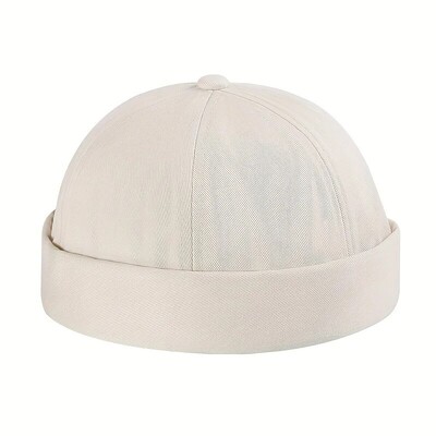 Modes bezmalu cepures Vintage kupolveida cepures modes pupiņas kokvilnas regulējamas unisex vīriešu sieviešu hip-hop cepures Universāla melones ādas vāciņš