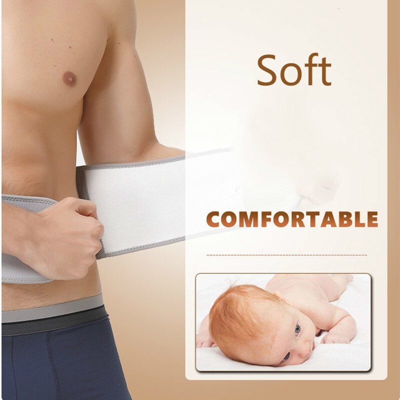 Регулируем колан за поддръжка на талията Мек дишащ колан за лумбална опора Фитнес скоба за долната част на гърба Waist Trainer Мъже Жени Ортопедичен