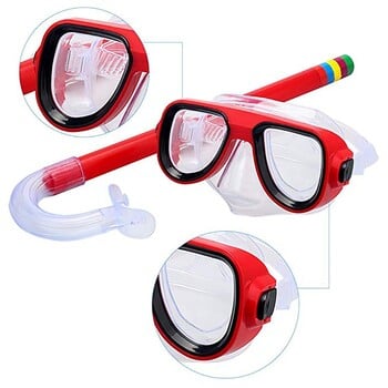 Kids Breathing Diving Mask Tube Αντικραδασμικά Αντιθαμβωτικά Γυαλιά Κολύμβησης Σετ υποβρύχια αξεσουάρ για κολύμβηση με αναπνευστήρα