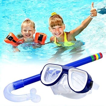 Kids Breathing Diving Mask Tube Αντικραδασμικά Αντιθαμβωτικά Γυαλιά Κολύμβησης Σετ υποβρύχια αξεσουάρ για κολύμβηση με αναπνευστήρα