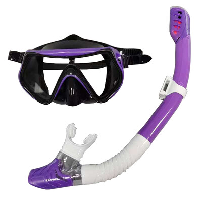 Profesionāla niršanas maska snorkelēšanas uzvalks pieaugušajiem silikona svārki pretaizsvīšanas brilles peldēšanas aprīkojums