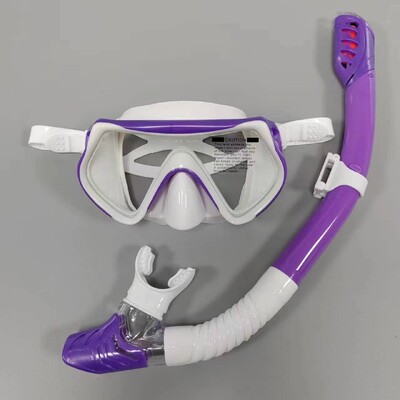 Profesionāla niršanas maska snorkelēšanas uzvalks pieaugušajiem silikona svārki pretaizsvīšanas brilles peldēšanas aprīkojums