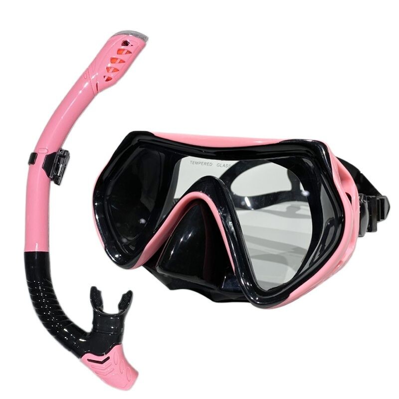 Profesionāla niršanas maska snorkelēšanas uzvalks pieaugušajiem silikona svārki pretaizsvīšanas brilles peldēšanas aprīkojums