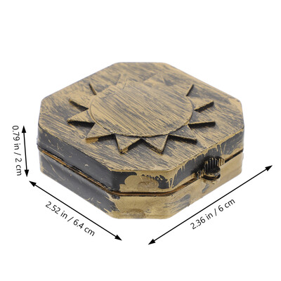 1/4gab Ziemassvētku pirātu kapteiņa kompasa rotaļlieta retro jūras kompass bērniem Helovīna ballītei, kospleja rekvizīti bērniem, dāvanas