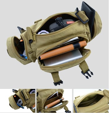 Υψηλής ποιότητας Outdoor Tactical Backpack Waist Pack Τσάντα μέσης Mochilas Molle Camping πουγκί πεζοπορίας 3P Τσάντα στήθους