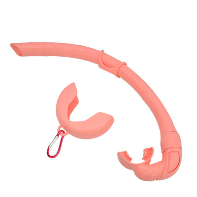 Silikonska sklopiva disalica s kompaktnom kutijom za pohranu Žene Muškarci Smotana disalica Mokra cijev za disanje Disalica za ronjenje na dah