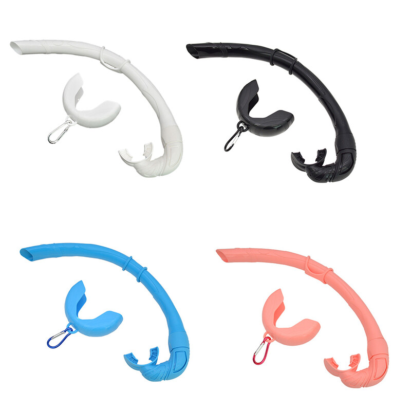 Silikonska sklopiva disalica s kompaktnom kutijom za pohranu Žene Muškarci Smotana disalica Mokra cijev za disanje Disalica za ronjenje na dah