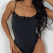 Rapcopter, dantelă solidă, cu gâtul în formă de O, cu bretele spaghetti, fără spate, y2k, pentru femei, îmbrăcăminte de bază, barceloane, tricou vintage de vară, anii 90