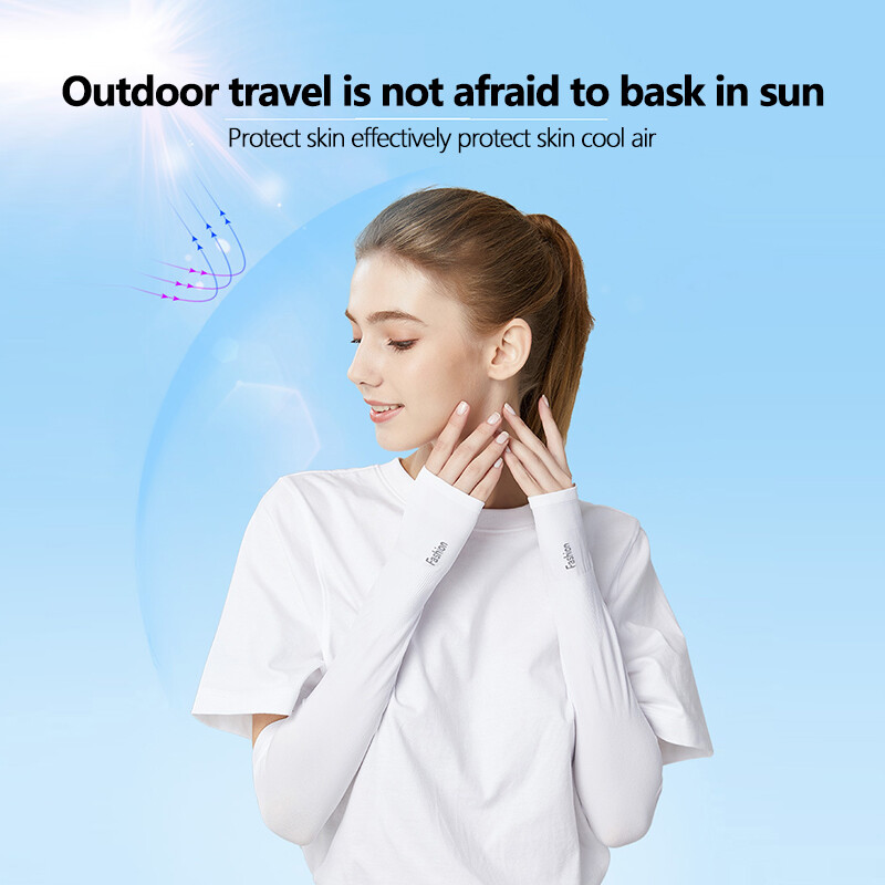 1/2/3 pāra sporta rokas saspiešanas piedurkne Basketbola riteņbraukšanas rokas sildītāja vasaras skriešanai UV aizsardzība volejbola sauļošanās josla