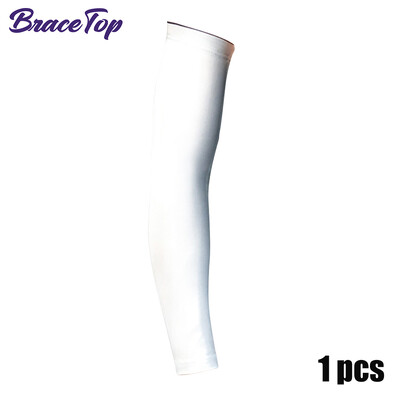 BraceTop 1 PC sporta dzesēšanas rokas piedurknes vīriešiem sievietēm, āra UV aizsardzības uzmavas basketbolam futbolam volejbolam riteņbraukšanai