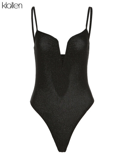 KLALIEN 2022, vară, sexy, piept joasă, cu bretele în V, body elastic elastic, pentru femei, Y2K, îmbrăcăminte de stradă, pentru fată fierbinte, pentru birou.