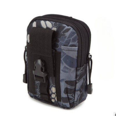 Mobilā tālruņa korpusa maisiņš jostas soma Ūdensizturīgs neilona daudzfunkcionāls ikdienas vīriešu jostas komplekts, maza soma