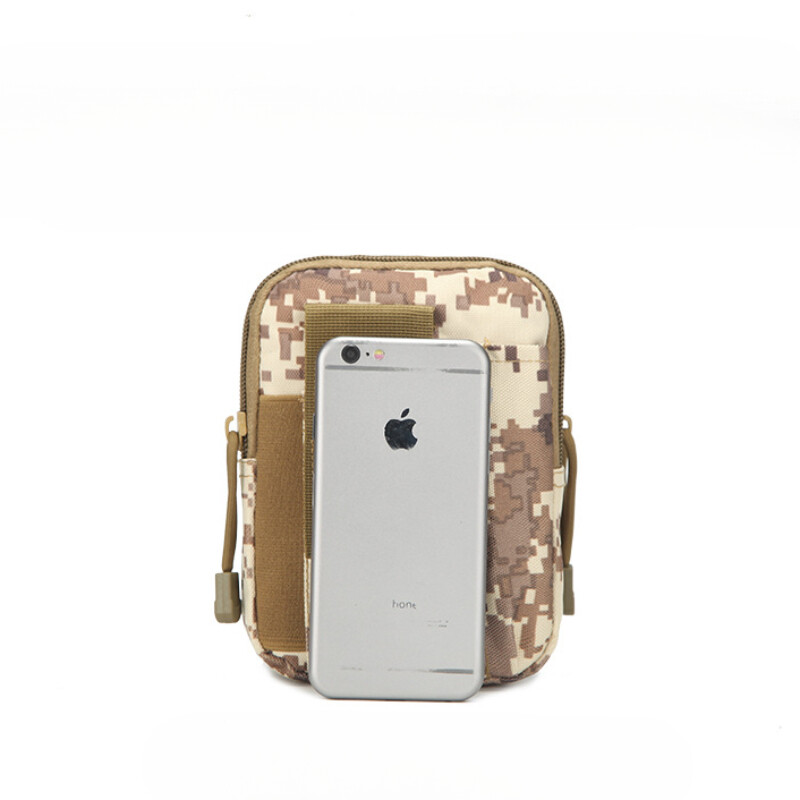 Mobilā tālruņa korpusa maisiņš jostas soma Ūdensizturīgs neilona daudzfunkcionāls ikdienas vīriešu jostas komplekts, maza soma