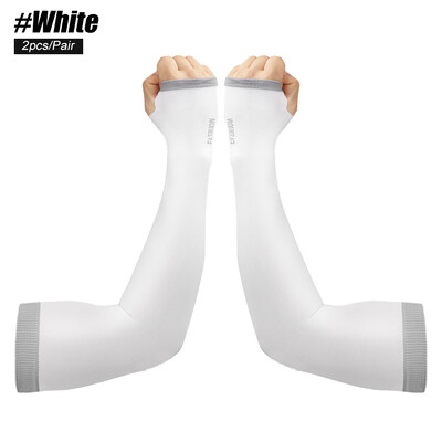 1 par UV rukava za zaštitu od sunca za muškarce, žene, UPF 50 kompresijsko hlađenje rukava za ruke s rupom za palac za sport, jahanje