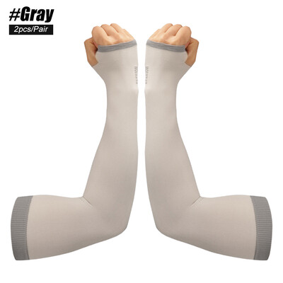 1 par UV rukava za zaštitu od sunca za muškarce, žene, UPF 50 kompresijsko hlađenje rukava za ruke s rupom za palac za sport, jahanje