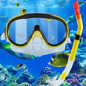 Aprīkojums snorkelēšanai pieaugušajiem, Plaša skata snorkelēšanas maska pieaugušajiem snorkelēšanas komplekts snorkelēšanai ar akvalangu peldēšanai (pieaugušajiem)