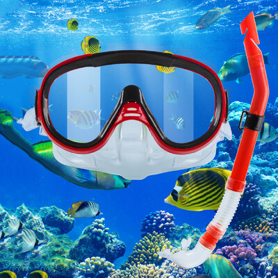 Aprīkojums snorkelēšanai pieaugušajiem, Plaša skata snorkelēšanas maska pieaugušajiem snorkelēšanas komplekts snorkelēšanai ar akvalangu peldēšanai (pieaugušajiem)
