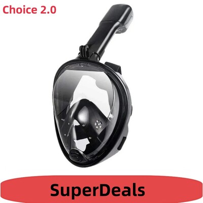 Scuba subacvatică anti-ceață Mască de scufundări cu față completă Măști respiratorii pentru snorkeling Echipament de înot sigur, rezistent la apă, pentru copii adulți