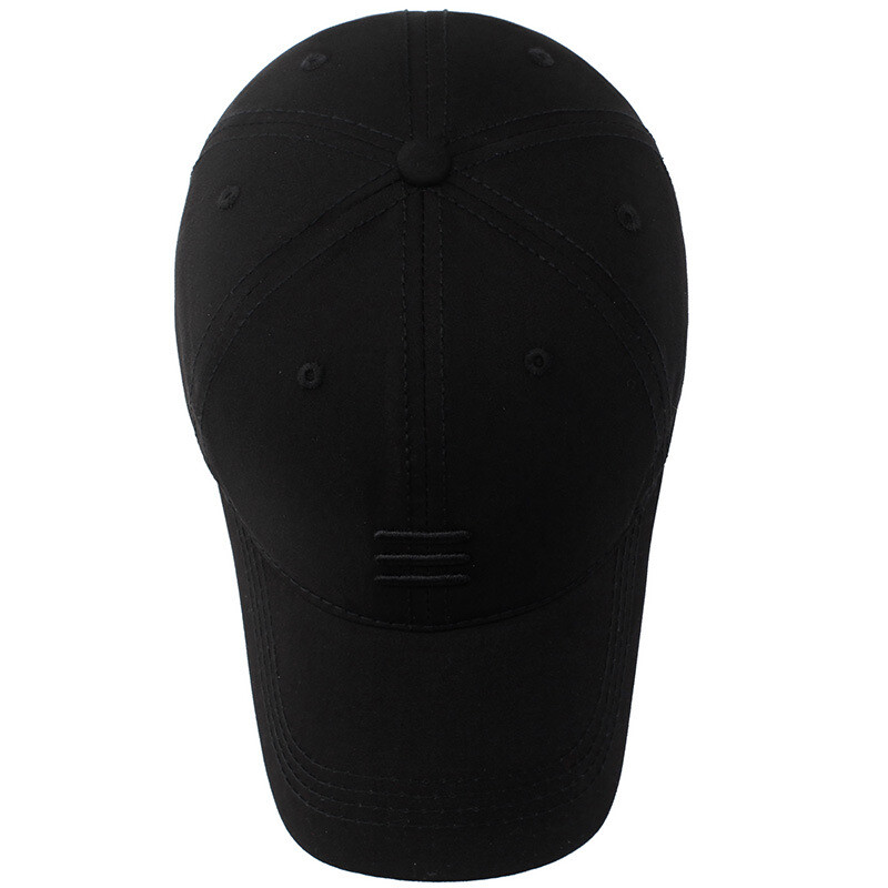 Trīs horizontālas līnijas izšuvumi beisbola cepures pavasara un rudens āra regulējamas ikdienas cepures sauļošanās cepures