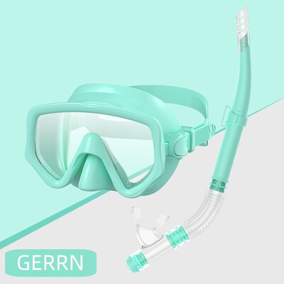 Sausā snorkelēšanas komplekta niršanas maska pieaugušajiem rūdīta stikla profesionāla panorāmas snorkelēšanas aprīkojuma peldēšanas apmācības snorkelēšanas komplekts