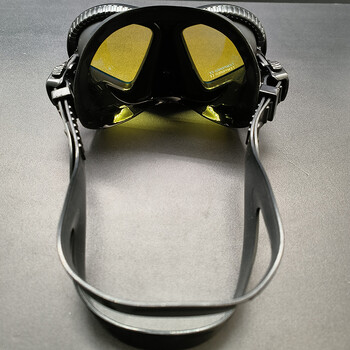 Premium Quality Low Volume Freediving Mask - Teenager Silicone Swimming Mask Mirrored Lens Scuba Dive Glasses