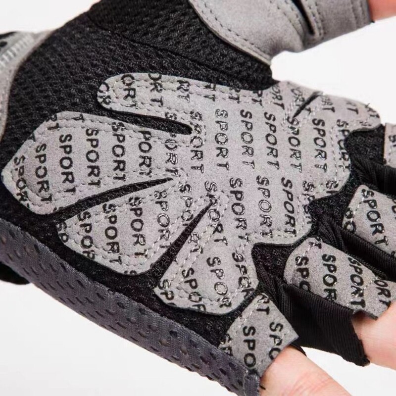 Elpojoši treniņu cimdi svara celšanai bez pirkstiem sporta zālei fitnesa vingrošanai puspirksta cimdi pauerliftingam sievietēm vīriešiem