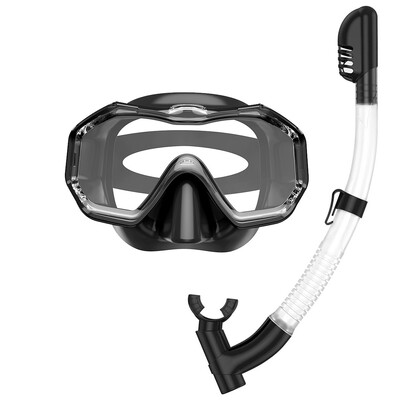 3 Windows snorkelu masku komplekts niršanai ar akvalangu peldēšanas brilles Panorāmas platskata HD Dry Top Pretnoplūdes pretmiglas līdzeklis pieaugušajiem un bērniem