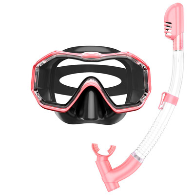 3 Windows snorkelu masku komplekts niršanai ar akvalangu peldēšanas brilles Panorāmas platskata HD Dry Top Pretnoplūdes pretmiglas līdzeklis pieaugušajiem un bērniem