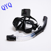 Mască de snorkeling la modă, set de snorkel, mască de scufundări, ochelari de înot, snorkel-ul este potrivit pentru camera de sport subacvatică GoPro