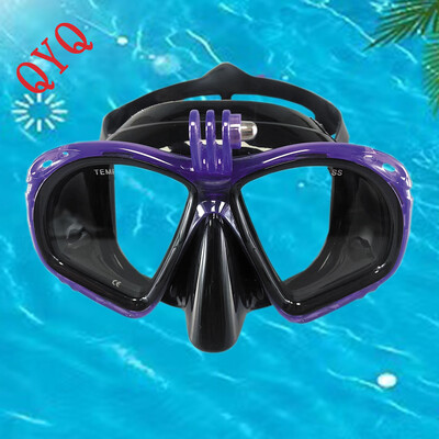 Mască de snorkeling la modă, set de snorkel, mască de scufundări, ochelari de înot, snorkel-ul este potrivit pentru camera de sport subacvatică GoPro