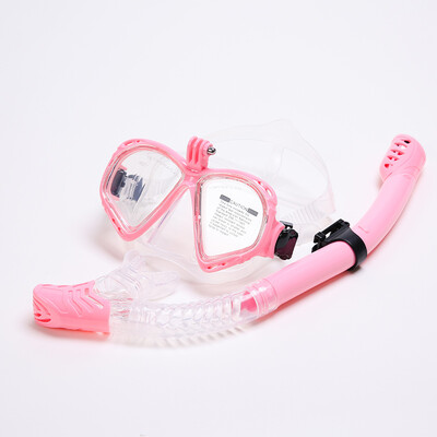 Mască de snorkeling la modă, set de snorkel, mască de scufundări, ochelari de înot, snorkel-ul este potrivit pentru camera de sport subacvatică GoPro