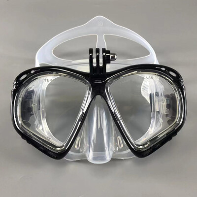 Mască de snorkeling la modă, set de snorkel, mască de scufundări, ochelari de înot, snorkel-ul este potrivit pentru camera de sport subacvatică GoPro