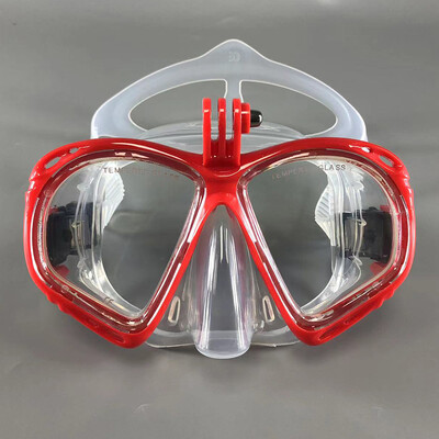 Mască de snorkeling la modă, set de snorkel, mască de scufundări, ochelari de înot, snorkel-ul este potrivit pentru camera de sport subacvatică GoPro