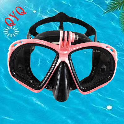 Mască de snorkeling la modă, set de snorkel, mască de scufundări, ochelari de înot, snorkel-ul este potrivit pentru camera de sport subacvatică GoPro