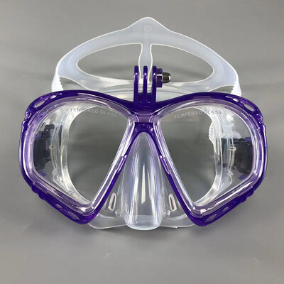 Mască de snorkeling la modă, set de snorkel, mască de scufundări, ochelari de înot, snorkel-ul este potrivit pentru camera de sport subacvatică GoPro