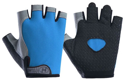 Gimnastikos pirštinės Moterys Vyrai Svorio kilnojimas Crossfit Kultūrizmas Hanteliai Pirštinės Neslystančios Pirštinės be pirštų, skirtos jėgos kilnojimui