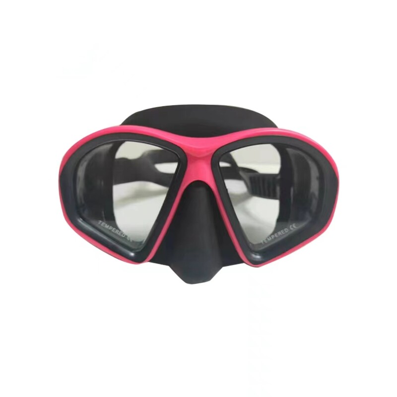 Snorkelēšanas maska Peldēšanas apmācība Videi draudzīga silikagela ventilācijas caurule Niršanas masku komplekts