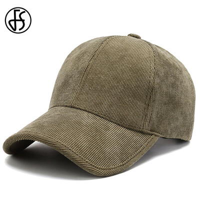 FS Trendy Army Green Winter Baseball kape za muškarce Luksuzne ženske samtaste kape Snapback Hip Hop šeširi za kamiondžije Casquette Homme 2024