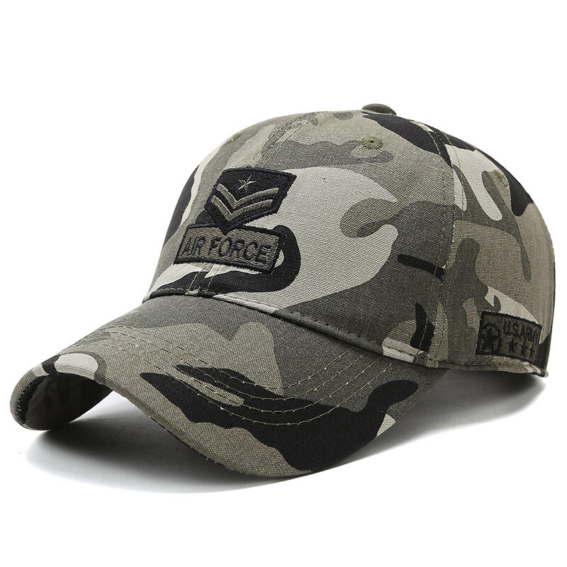NORTHWOOD Camouflage Army beisbola cepure vīriešiem, visas kokvilnas ASV taktiskā cepure Brand Camo Snapback āra Trucker cepures regulējamas