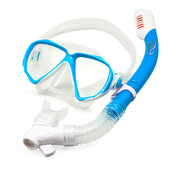 Echipament de snorkeling pentru copii Set de mască de scufundare pentru copii Dry Top Ochelari de înot pentru juniori cu tub Sticlă temperată anti-aburire