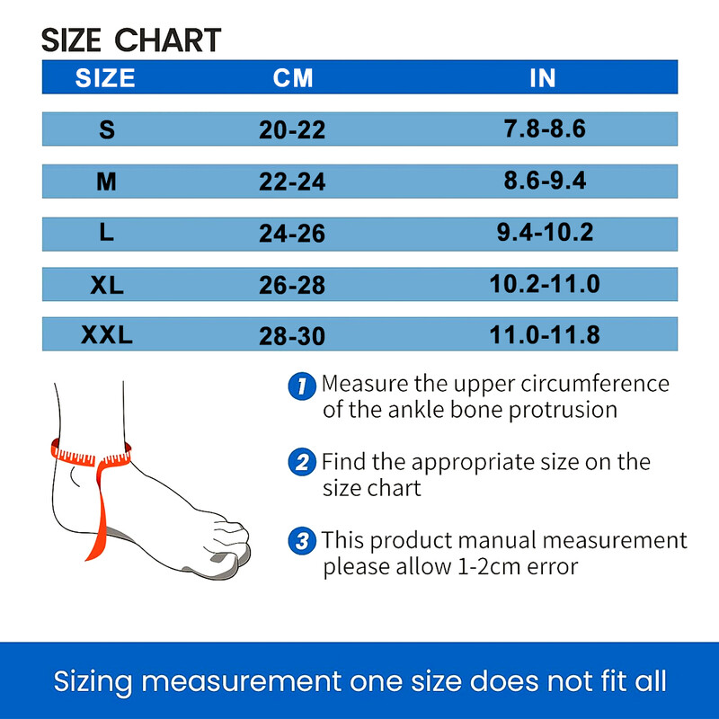 1 bucăți de gleznă, suport pentru gleznă de compresie, reglabil, respirabil, pentru bărbați și femei, glezne întorse, ligamente de stabilizare a gleznei.