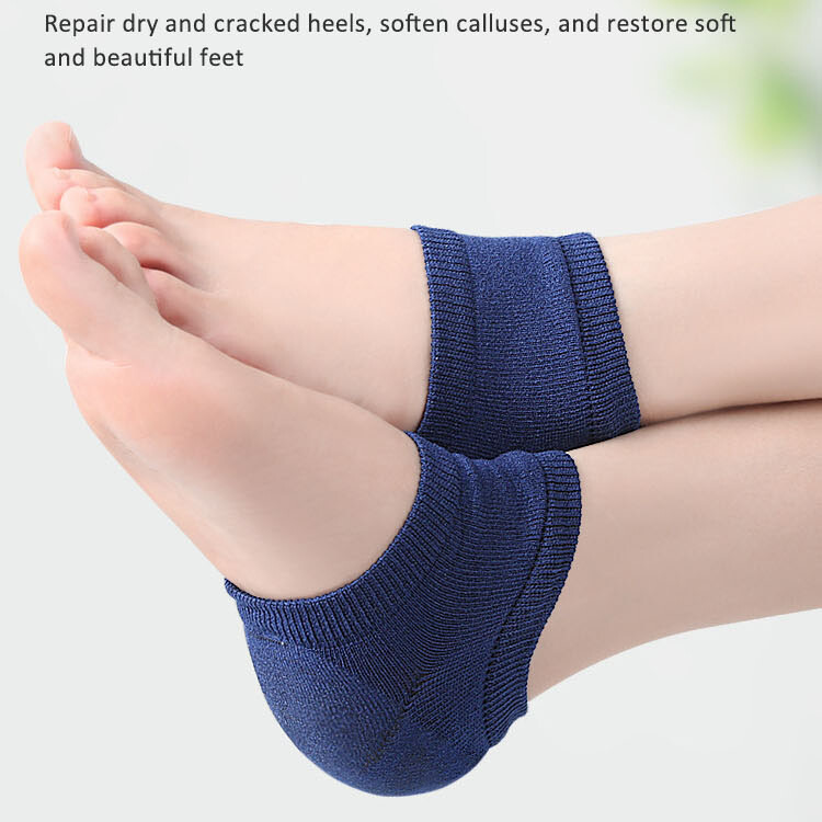 Gel Silicon Protector pentru călcâi Manșon Călcâi Călcâi Cupe pentru călcâi Suport pentru fasciita plantară Îngrijirea picioarelor Pernă de reparare a pielii Sosete de jumătate de curte