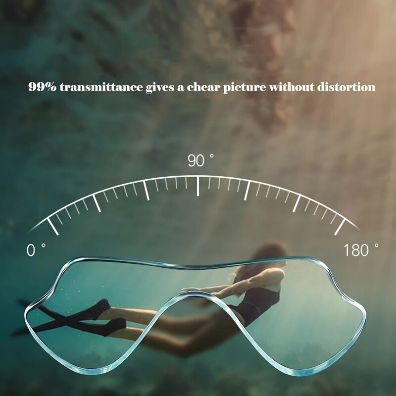 Sausā snorkelēšanas komplekta niršanas maska pieaugušajiem rūdīta stikla profesionāla panorāmas snorkelēšanas aprīkojuma peldēšanas apmācības snorkelēšanas komplekts