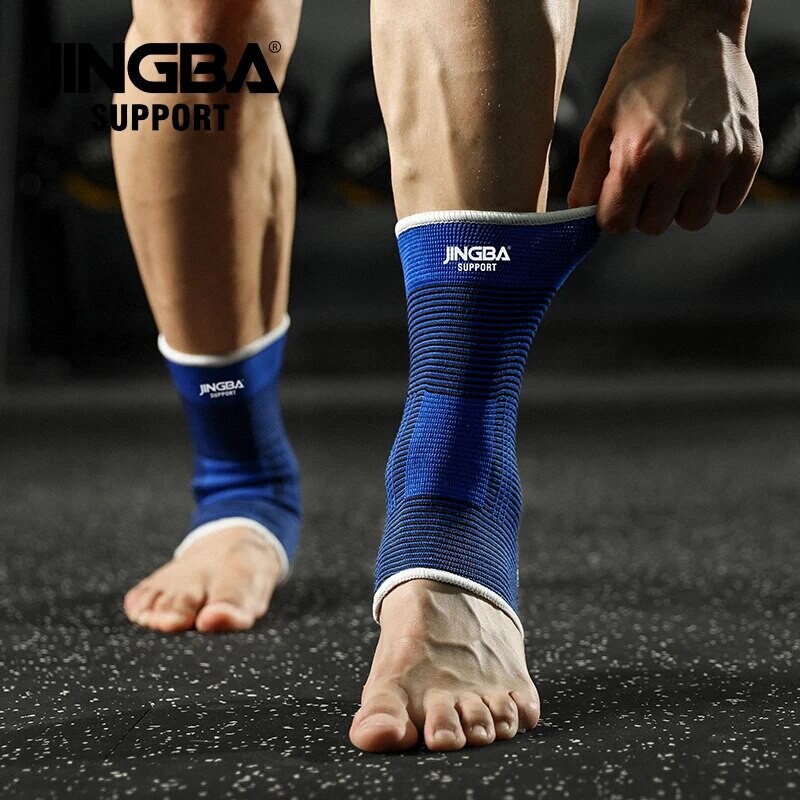 1 pāris viena izmēra elastīgas, elpojošas potītes atbalsta uzmavas skriešanai basketbola riteņbraukšanai