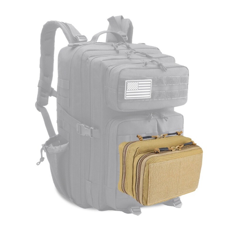 Geantă tactică în aer liber, sistem Molle din nailon 1000D, husă de urgență, călătorii în aer liber, camping, vânătoare, pachet de talie pentru instrumente EDC.