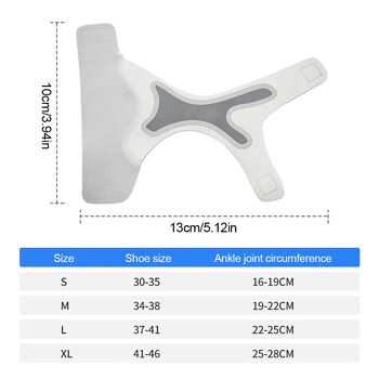 Αθλητικό σιδεράκι αστραγάλου για ενήλικες άντρες Γυναίκες Ρυθμιζόμενη συμπίεση στήριξη αστραγάλου αναπνέει S-XL προστατευτικό στήριξης αστραγάλου