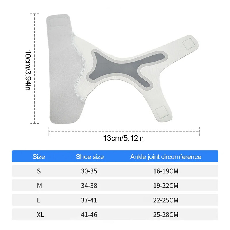 Gleznă sport pentru bărbați adulți, femei, compresie reglabilă, suport pentru gleznă, respirabil, S-XL, suport pentru gleznă.